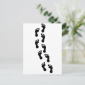 Carte Postale Suivi des empreintes (Debout devant)