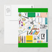 Carte Postale Sujets scolaires3 (Devant / Derrière)