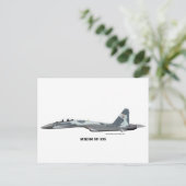 Carte Postale Sukhoi SU-35S (Debout devant)