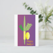 Carte Postale Sukkot 4 minim (Debout devant)