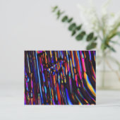 Carte Postale sulfate de zinc au microscope (Debout devant)