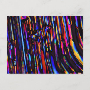 Carte Postale sulfate de zinc au microscope