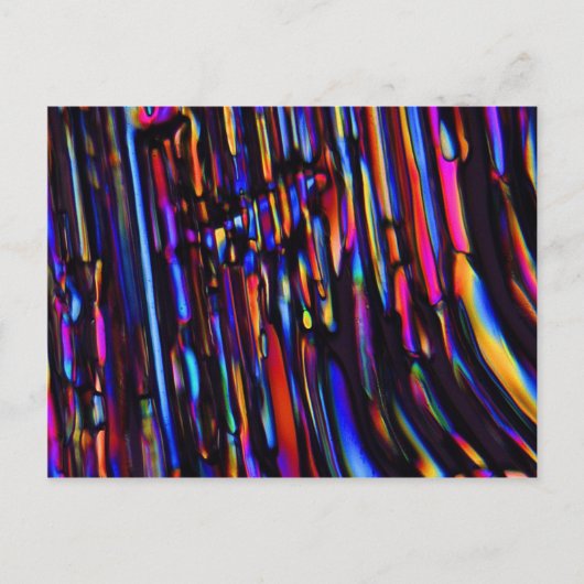 Carte Postale sulfate de zinc au microscope (Devant)