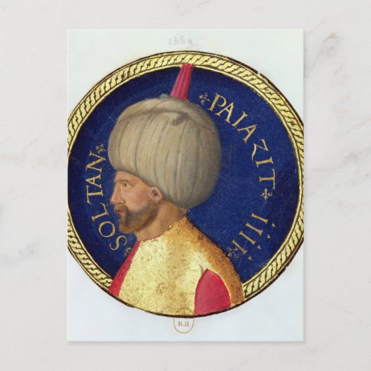 Carte Postale Sultan Bayezid I (Devant)
