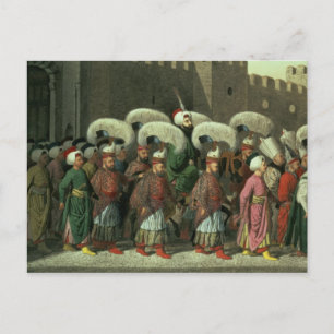 Carte Postale Sultan Mahmud II à Procession, 1809