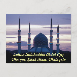 Carte Postale Sultan Salahuddin Abdul Aziz Mosquée, Shah Alam, S