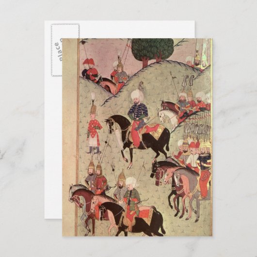 Carte Postale Sultan Selim II (Devant / Derrière)