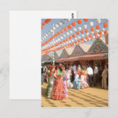Carte Postale Sumario Description Feria de Abril (Sevilla), muje (Devant / Derrière)
