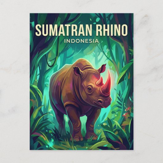 Carte Postale Sumatra Indonésie (Devant)