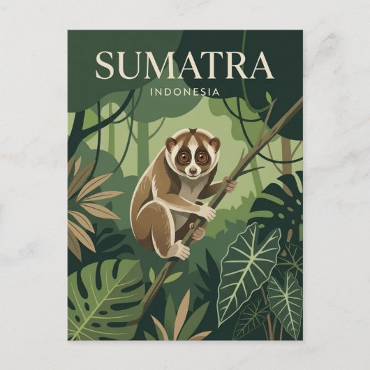 Carte Postale Sumatra Indonésie (Devant)