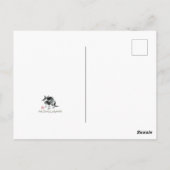 Carte Postale Sume de chat noir et blanc (Dos)