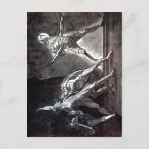 Carte Postale Summary Henry Fuseli - Hamlet and his father's Gho
