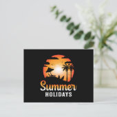 Carte Postale Summer Beach Vacances Surf de mer Cool Sun Funny C (Debout devant)