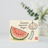 Carte Postale Summer Etegami Postcard (Debout devant)