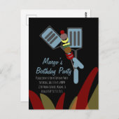 Carte Postale Summer Kabobs Cookout Park Anniversaire Papier Cu (Devant / Derrière)