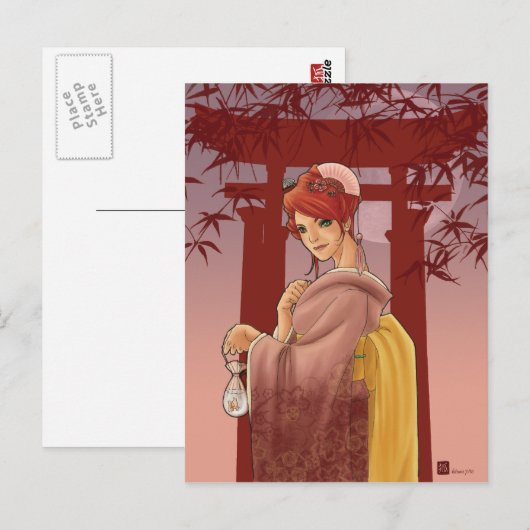 Carte postale Summer Moon (Devant / Derrière)