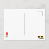 Carte Postale Summer Party Beach Pool Motif Amusant (Dos)