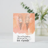 Carte Postale Summer quote for any ice cream fan (Debout devant)
