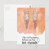 Carte Postale Summer quote for any ice cream fan (Devant / Derrière)