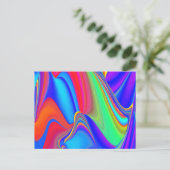 Carte Postale Summerfeel, Rainbowart 3D Abstrait (Debout devant)
