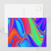 Carte Postale Summerfeel, Rainbowart 3D Abstrait (Devant / Derrière)