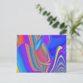 Carte Postale Summerfeel, Rainbowart 3D Abstrait (Debout devant)