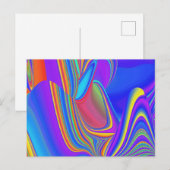 Carte Postale Summerfeel, Rainbowart 3D Abstrait (Devant / Derrière)