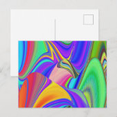 Carte Postale Summerfeel, Rainbowart 3D Abstrait (Devant / Derrière)
