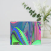 Carte Postale Summerfeel, Rainbowart 3D Abstrait (Debout devant)
