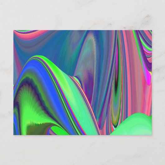 Carte Postale Summerfeel, Rainbowart 3D Abstrait (Devant)