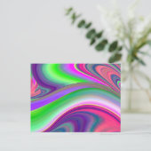 Carte Postale Summerfeel, Rainbowart 3D Abstrait (Debout devant)