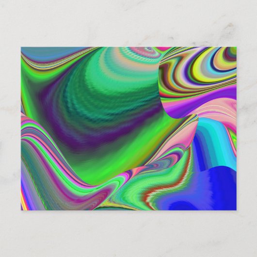 Carte Postale Summerfeel, Rainbowart 3D Abstrait (Devant)