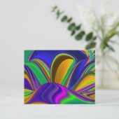 Carte Postale Summerrainbow, Rainbowart 3D Abstrait (Debout devant)
