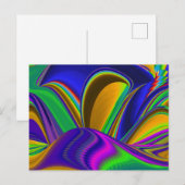 Carte Postale Summerrainbow, Rainbowart 3D Abstrait (Devant / Derrière)