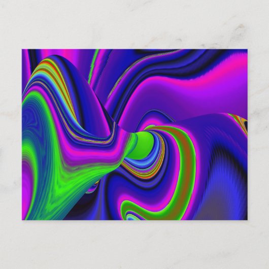 Carte Postale Summerrainbow, Rainbowart 3D Abstrait (Devant)