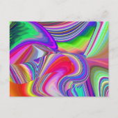 Carte Postale Summerrainbow, Rainbowart 3D Abstrait (Devant)