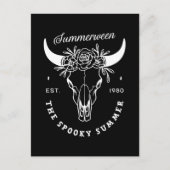 Carte Postale Summerween gothique éffrayant thème de fête d'été  (Devant)