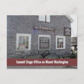 Carte Postale Summit Stage Office Mount Washington Photographic (Devant)