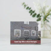 Carte Postale Summit Stage Office Mount Washington Photographic (Debout devant)