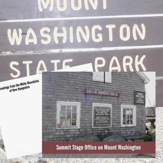 Carte Postale Summit Stage Office Mount Washington Photographic