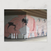 Carte Postale Sumo Mural Art (Devant)