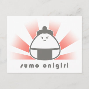 Carte Postale Sumo Onigiri