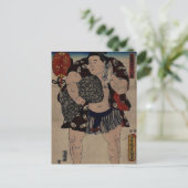 Carte Postale Sumo Wrestler Ichiriki (Debout devant)