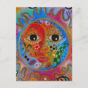 CARTE POSTALE SUN_AND_MOON
