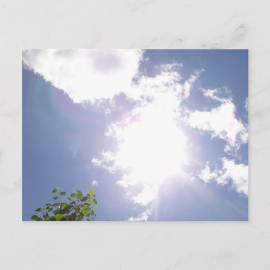 Carte postale Sun Beam and Clouds (Devant)