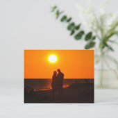 Carte postale Sun Couple Silhouette Love Sanibel S (Debout devant)
