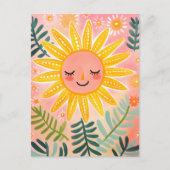 Carte postale Sun en lecture (Devant)