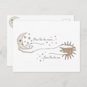 Carte postale Sun et Moon (Devant / Derrière)