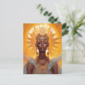 Carte Postale Sun Goddess Imaginaire Art (Debout devant)