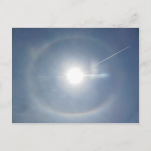 Carte postale Sun Halo Condensation Trail